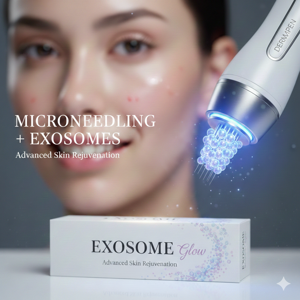 Microneedling ve eksozom tedavisi ile cilt yenileme uygulaması