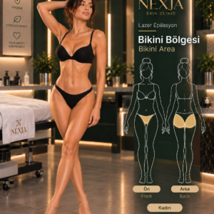 Kadın bikini buz lazer epilasyon İstanbul – Falcon Pro 4 Diode Buz Lazer Nexja Skin Clinic