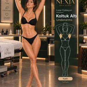 Kadın koltuk altı buz lazer epilasyon İstanbul – Falcon Pro 4 Diode Buz Lazer Nexja Skin Clinic