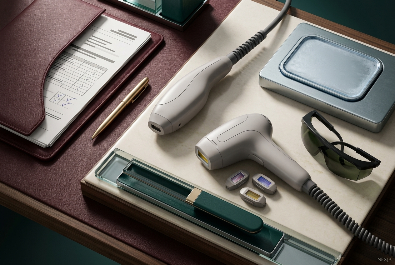Laser IPL and cooling handpiece consultation checklist