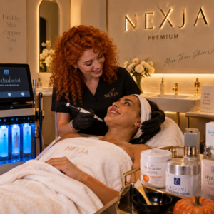Nexja Signature Care Istanbul Hydrafacial, Pumpkin Peeling, Rejuvi Pearl Powder ve Exosome cilt bakımı